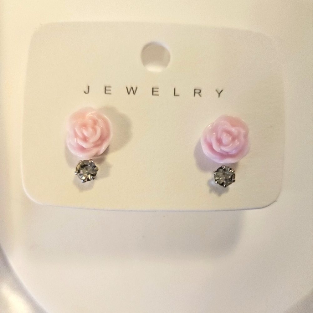Rose Earrings Set (Free w/ Purchase $20+)